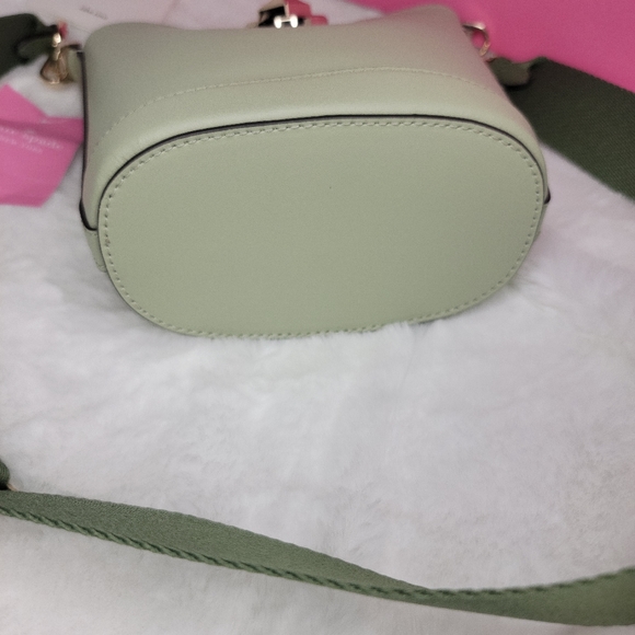NWT Kate Spade Audrey Mini Bucket Crossbody Bag, Sage Green - Picture 4 of 14